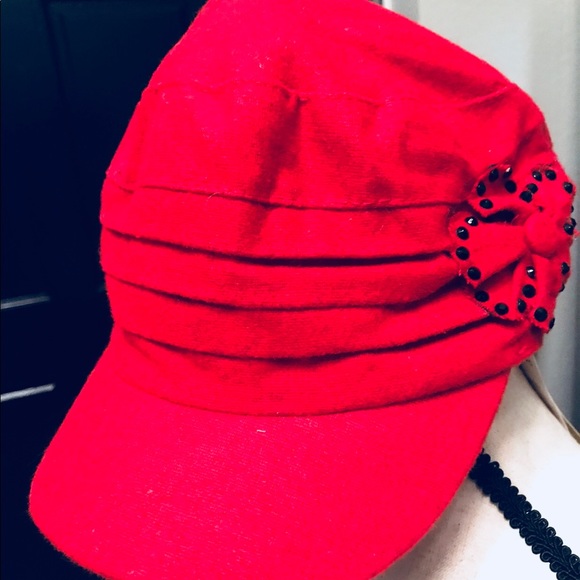 Collection 18 Red Bordeaux Hat - Picture 2 of 7